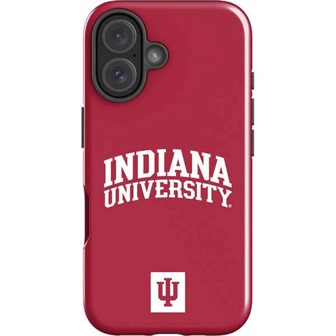 Indiana University Hoosiers iPhone 16 Plus Impact Case